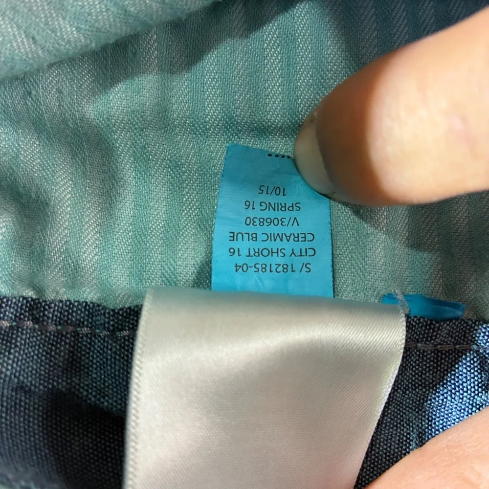 Banana Republic Mens City Short 16 Chino Ceramic Blue 182185-04 Size 33